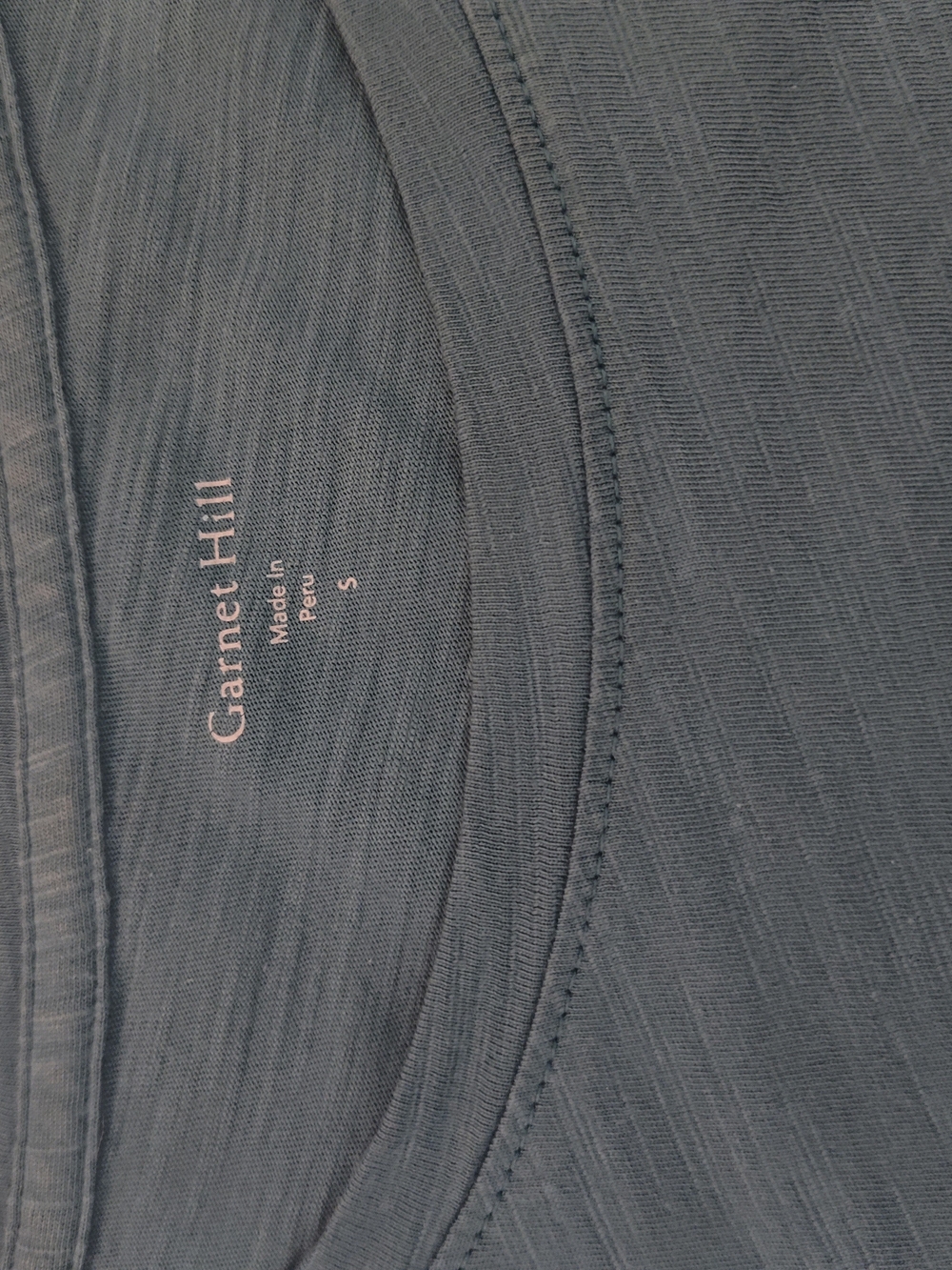 Garnet Hill Weekender Cropped Boxy Tee - Picture 3 of 3